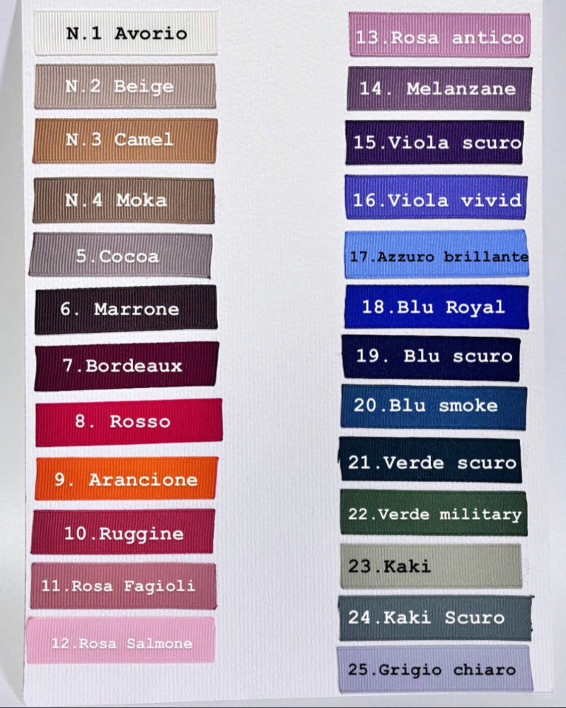 Doppio Fiocco Gros Grain 8 cm