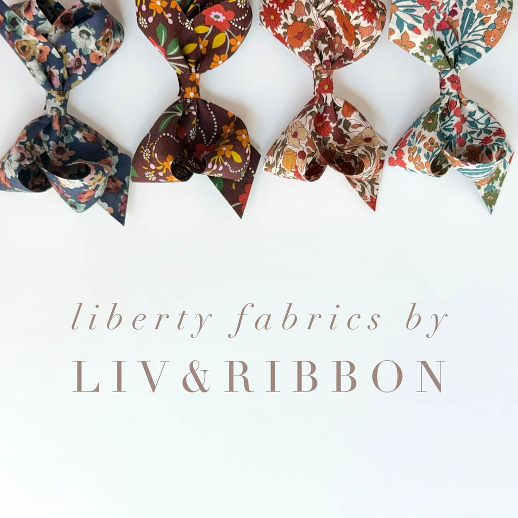 Doppio Fiocco Liberty 6 cm / 8 cm