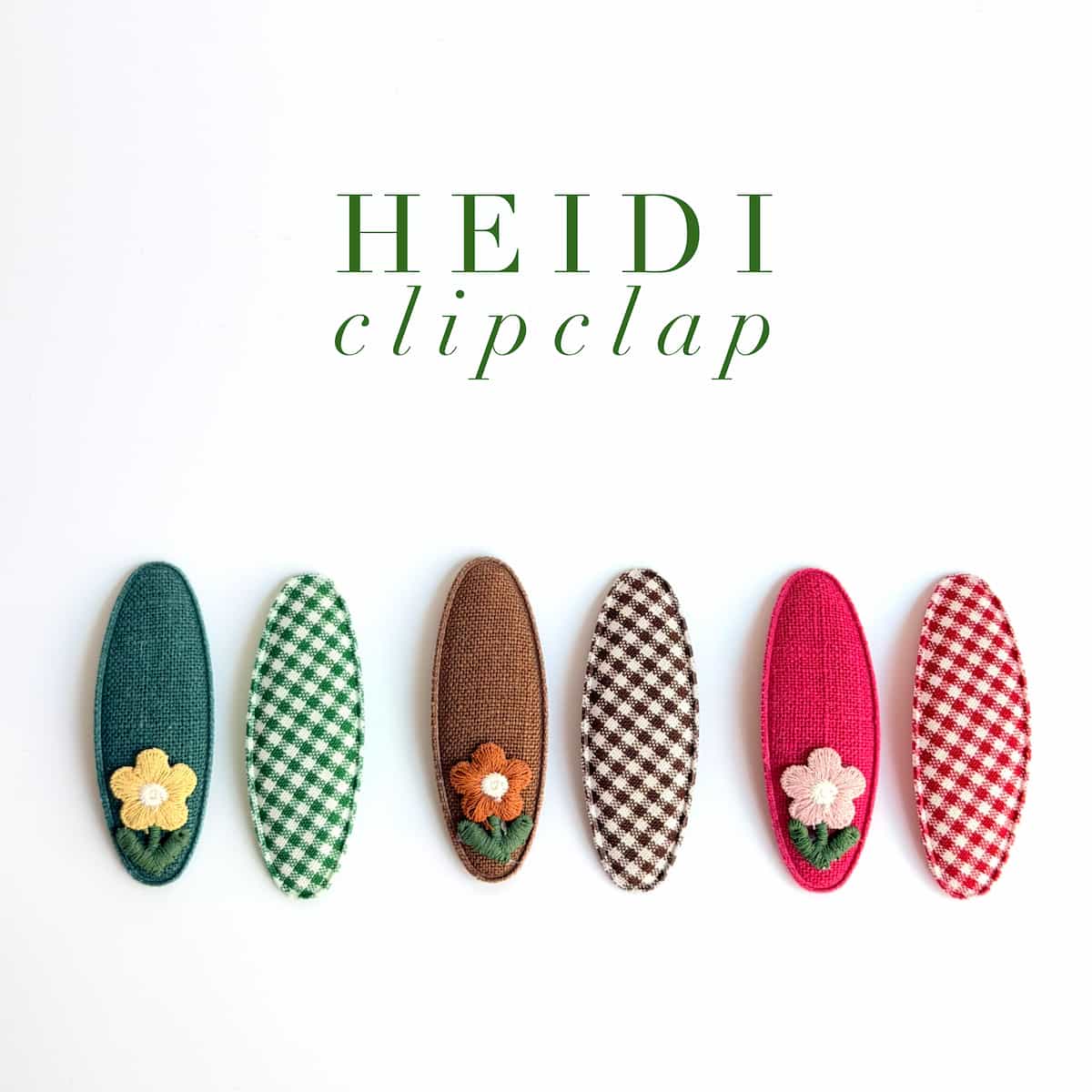 Clip Clap Heidi Ovale 5 cm