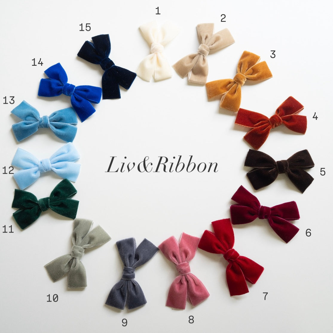 Fiocco Liv di Velluto 6/8cm