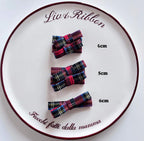 Mini Fiocco Tartan – 4 e 5 cm