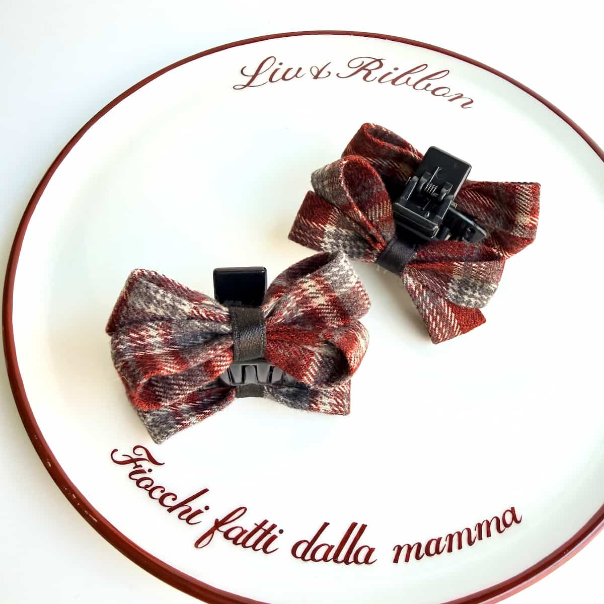 Mini Pinza Fiocco Check