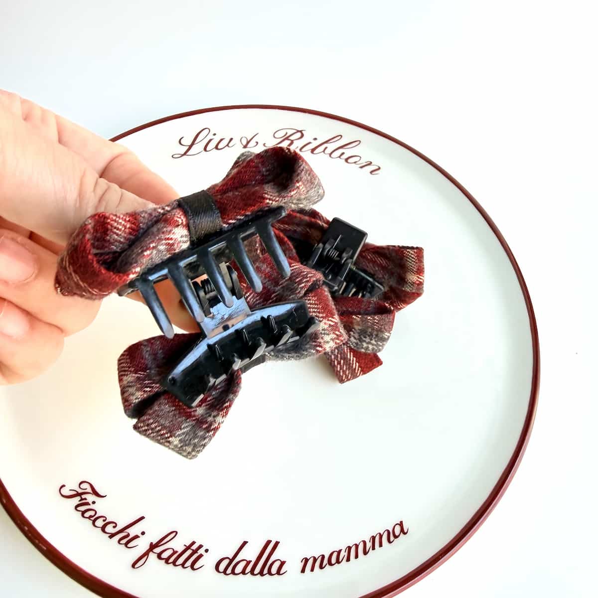 Mini Pinza Fiocco Check