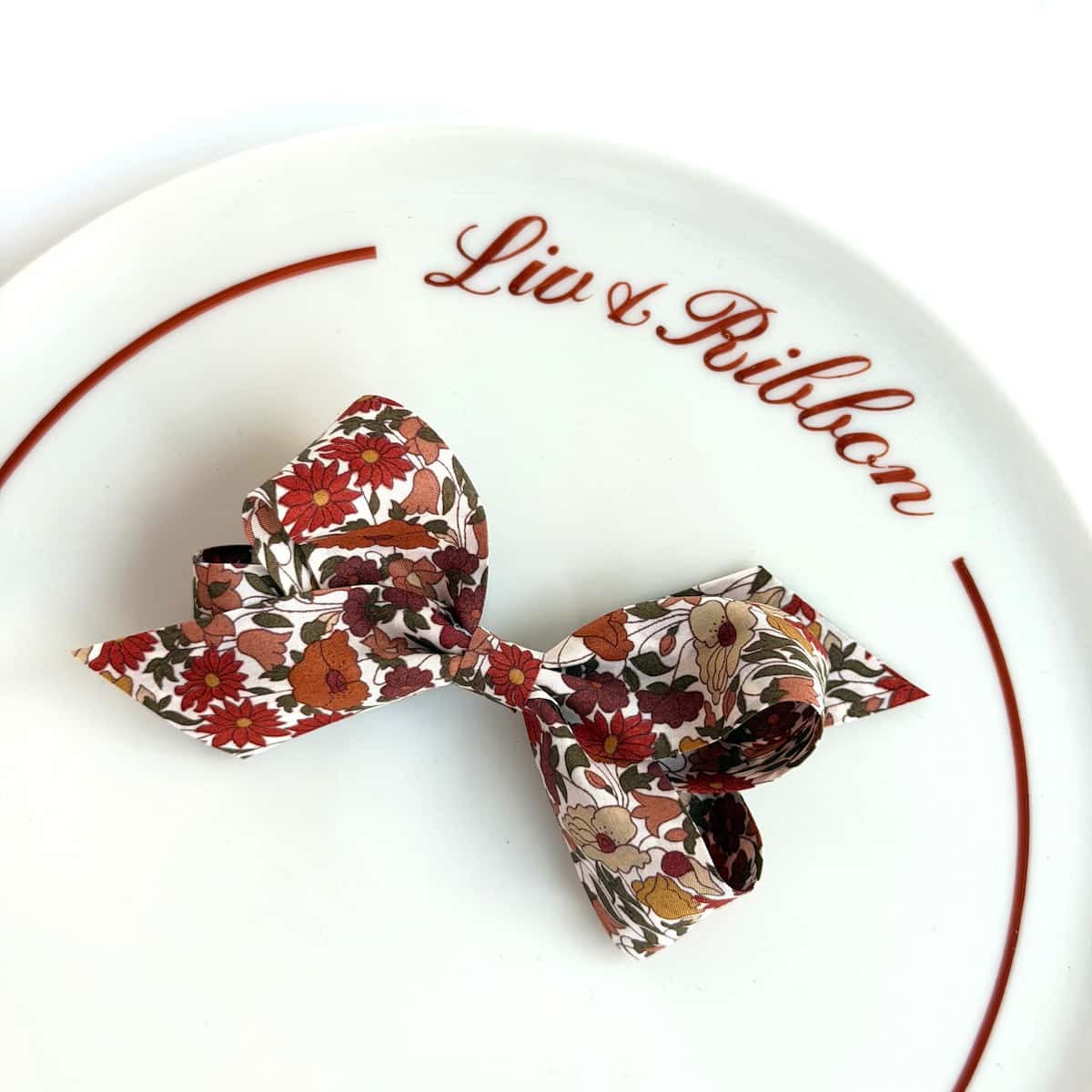 Doppio Fiocco Liberty 6 cm / 8 cm