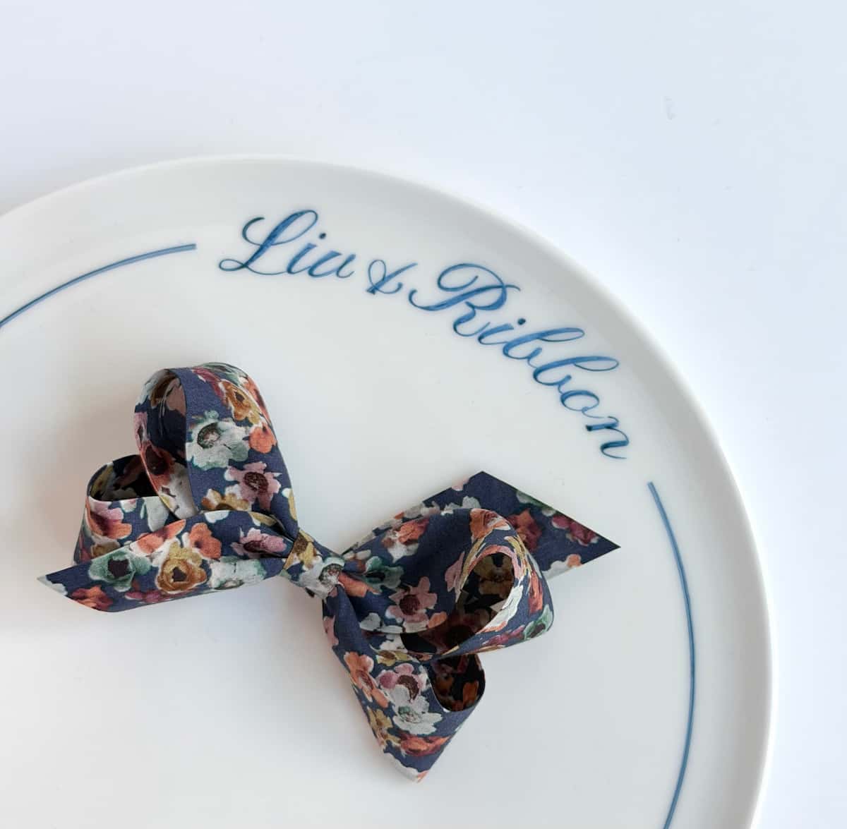 Doppio Fiocco Liberty 6 cm / 8 cm