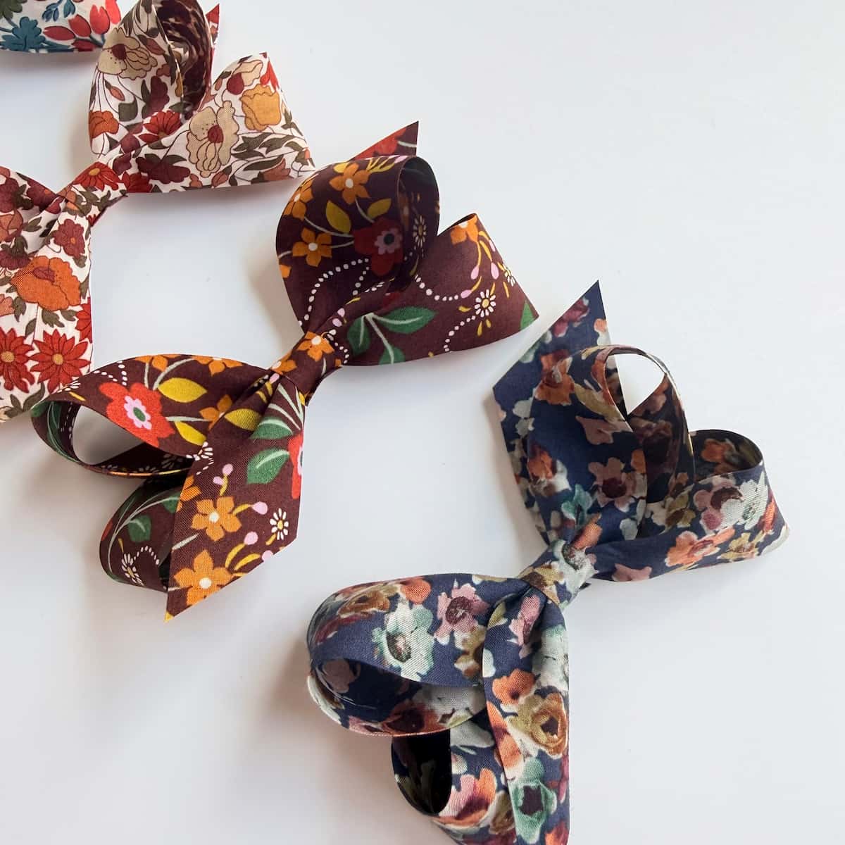 Doppio Fiocco Liberty 6 cm / 8 cm