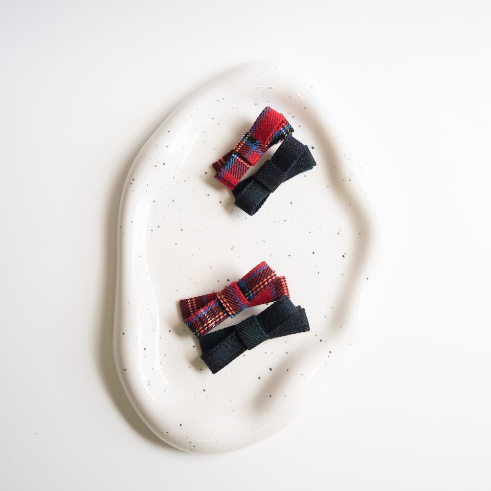 Mini Fiocco Tartan – 4 e 5 cm