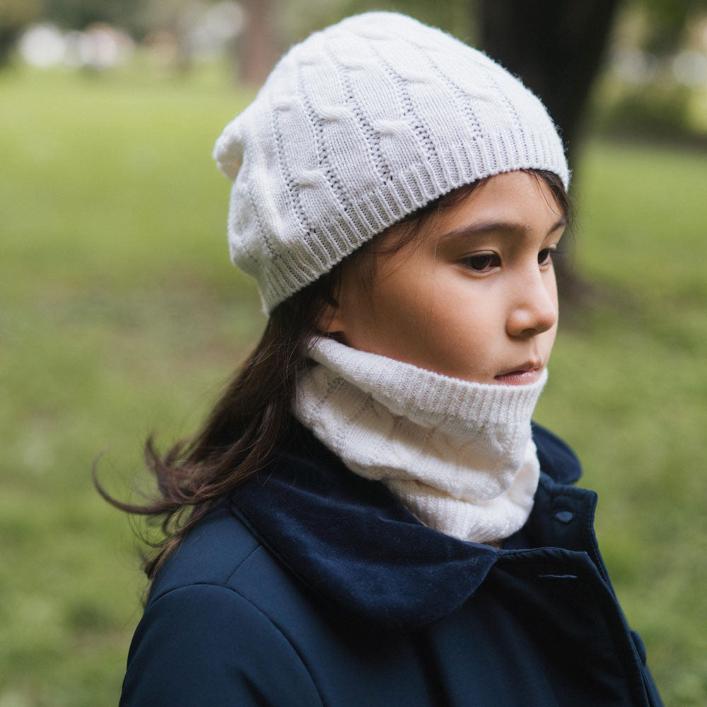 Berretto e Scaldacollo in Lana Merino