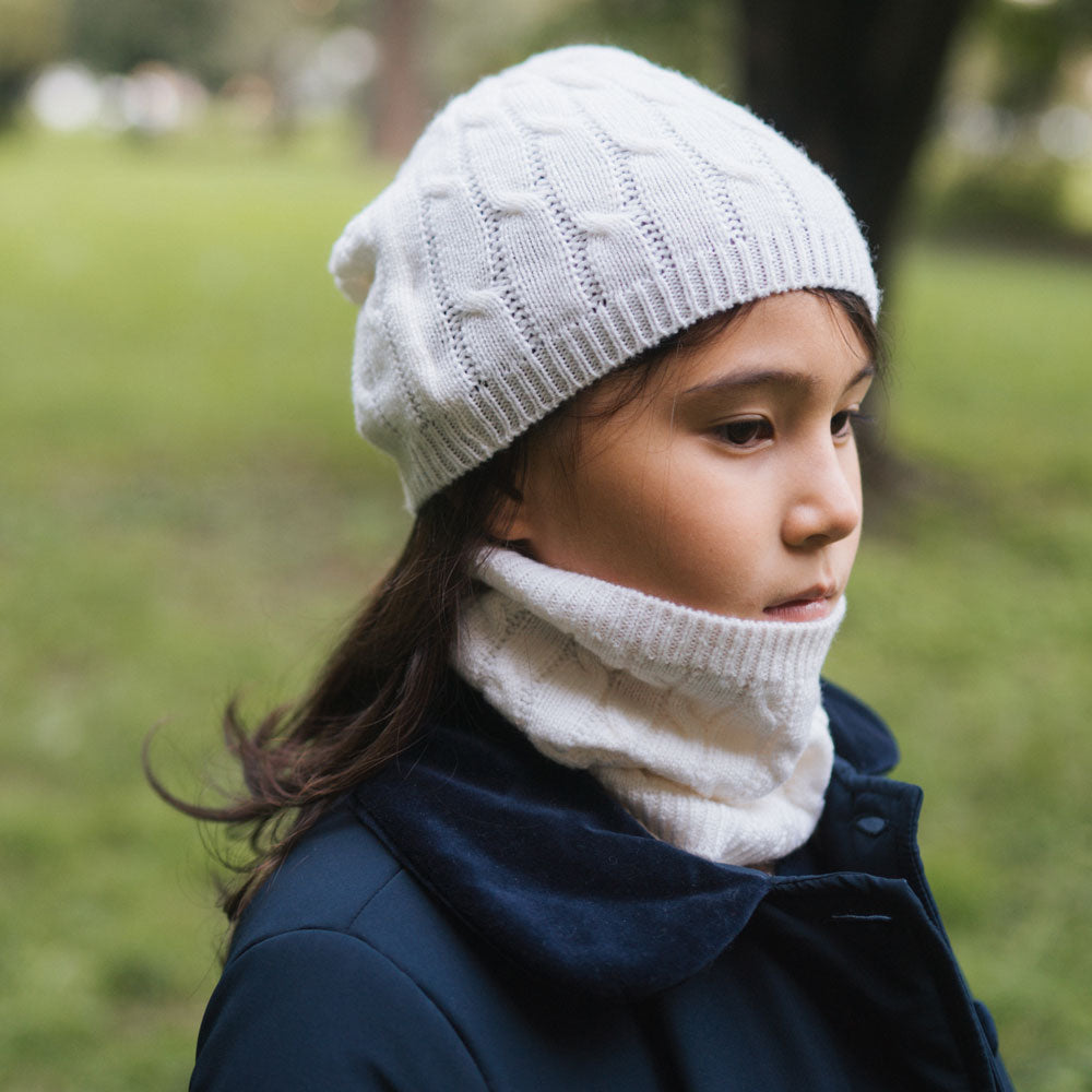 Berretto e Scaldacollo in Lana Merino