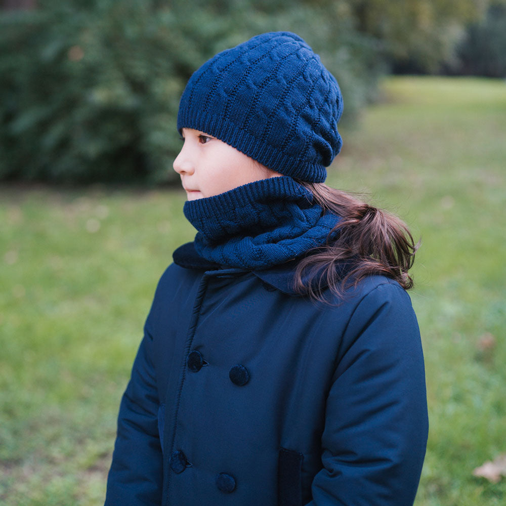 Berretto e Scaldacollo in Lana Merino