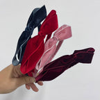 Cerchietto in Velluto con Fiocco