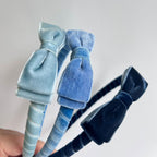 Cerchietto in Velluto con Fiocco