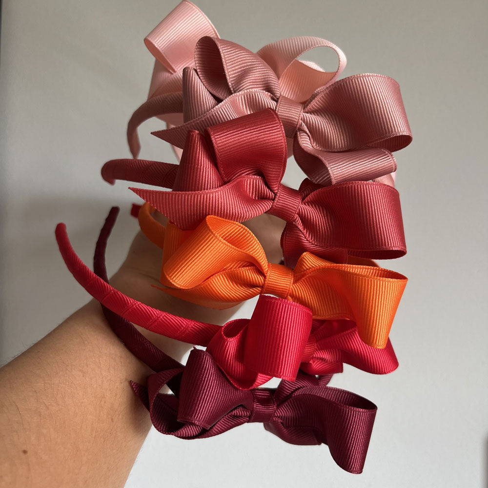 Cerchietto Gros Grain con Fiocco