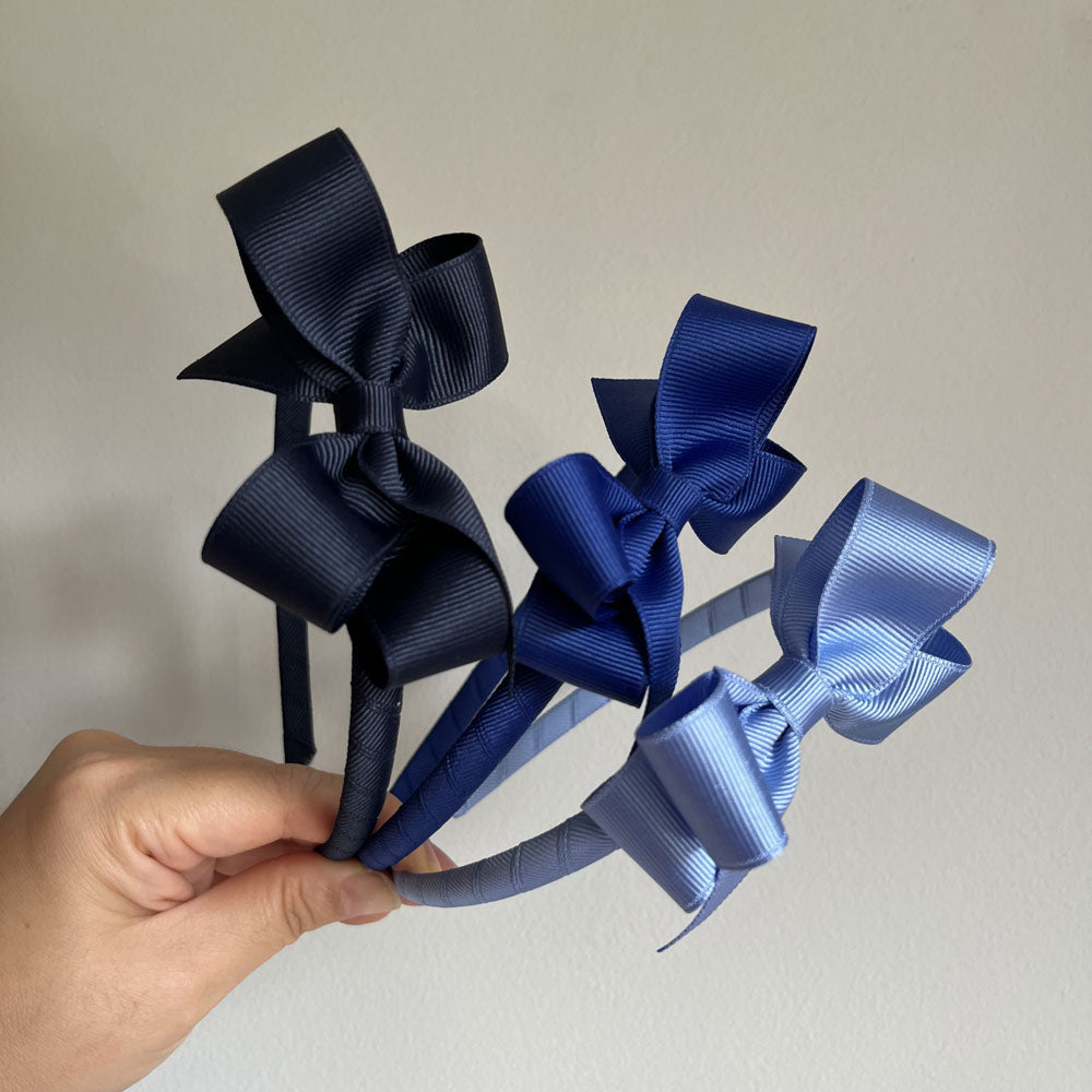 Cerchietto Gros Grain con Fiocco