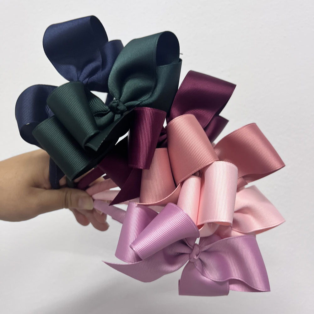 Cerchietto Gros Grain con Fiocco