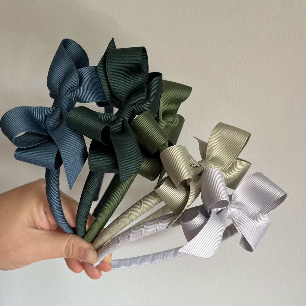 Cerchietto Gros Grain con Fiocco