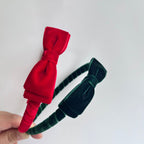 Cerchietto in Velluto con Fiocco