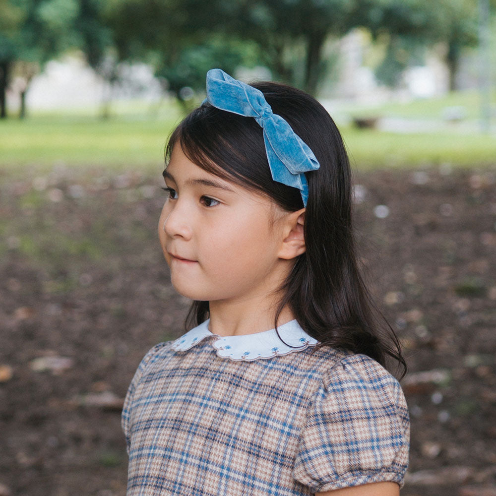 Cerchietto in Velluto con Fiocco