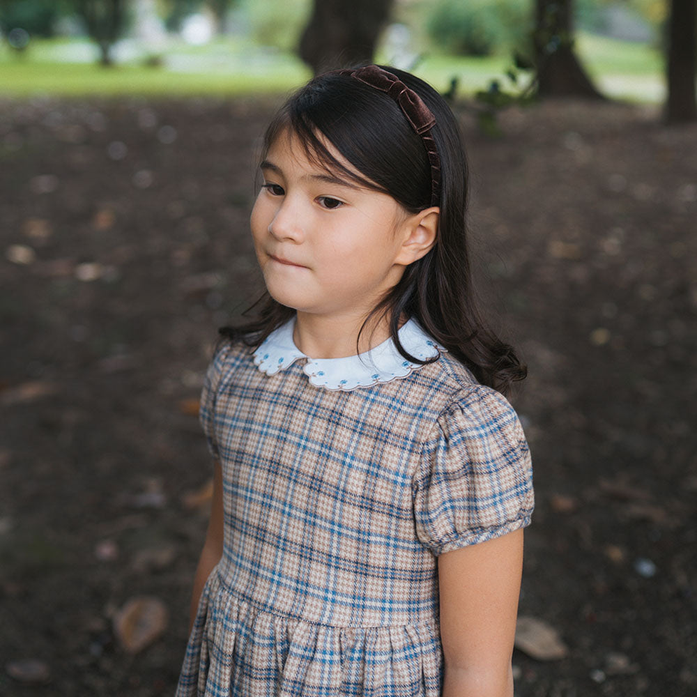 Cerchietto in Velluto con Fiocco