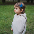 Clip Clap Cuore in Velluto 4 cm