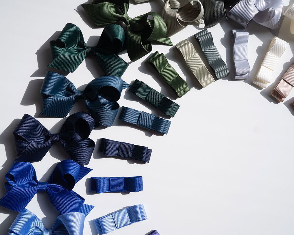 Doppio Fiocco Gros Grain 6 cm Piatto