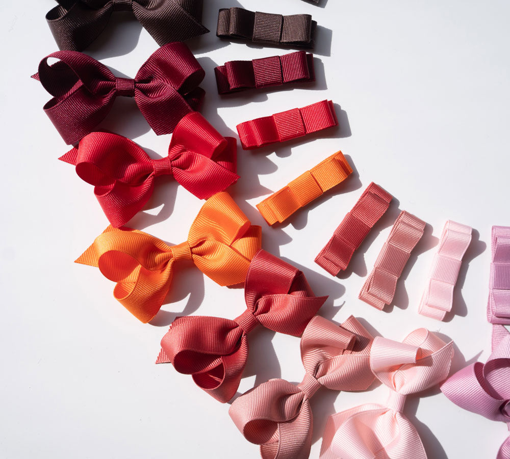 Doppio Fiocco Gros Grain 6 cm Piatto