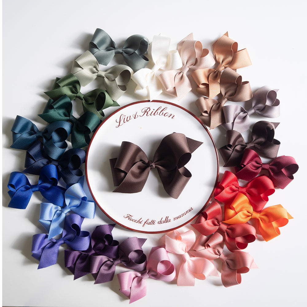 Doppio Fiocco Gros Grain 8 cm