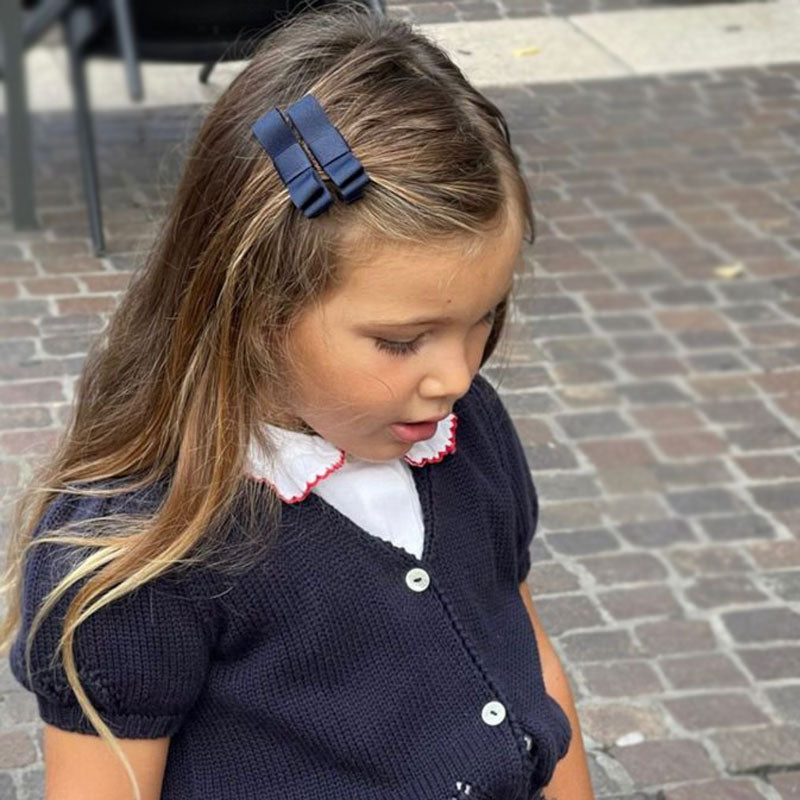 Doppio Fiocco Gros Grain 6 cm Piatto