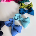 Doppio Fiocco Farfalla di Lana 8 cm