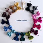 Doppio Fiocco Farfalla di Lana 8 cm