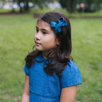 Doppio Fiocco Farfalla di Lana 8 cm