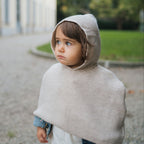 Mantella con Capuccio in Lana Merino