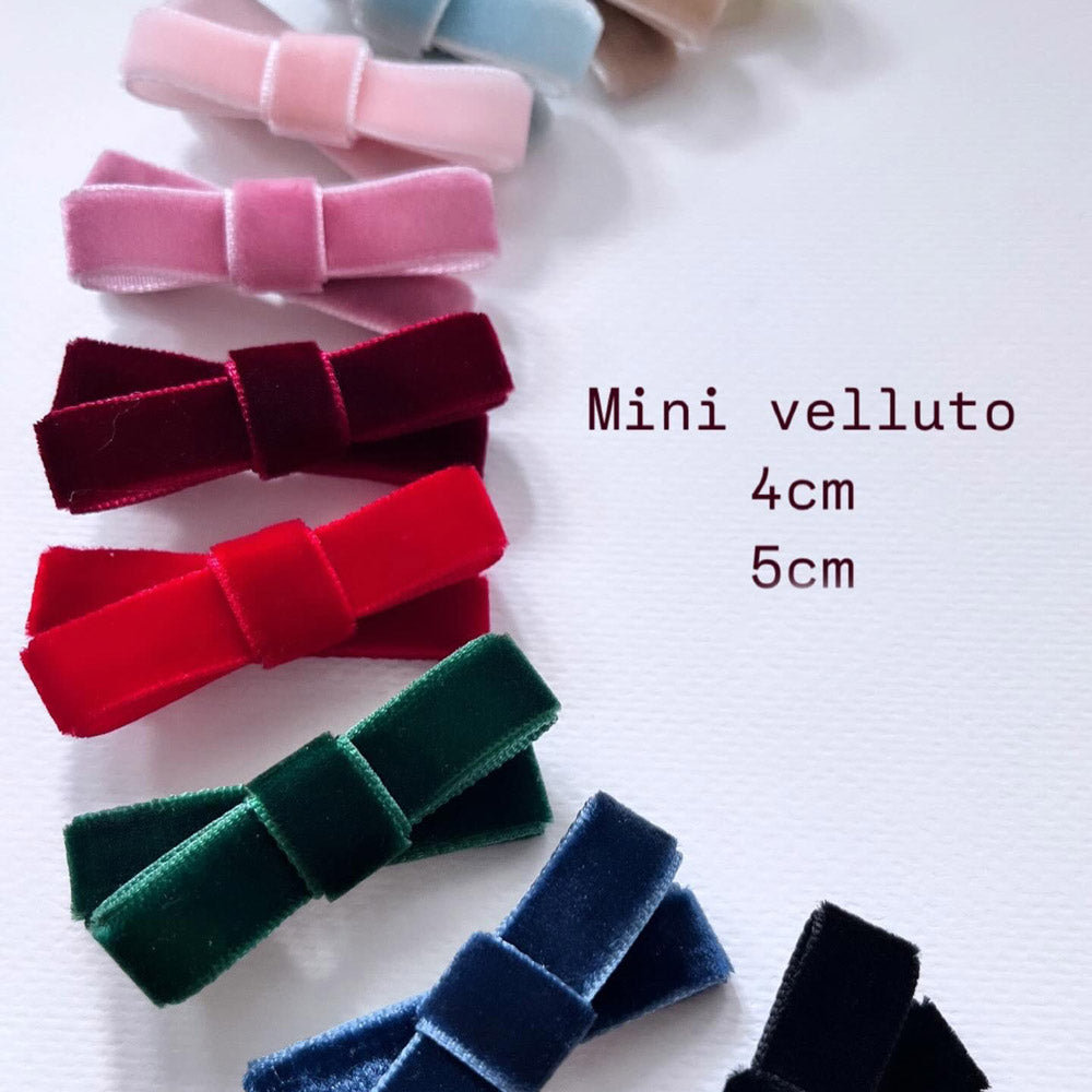 Mini Fiocco in Velluto 4-5 cm