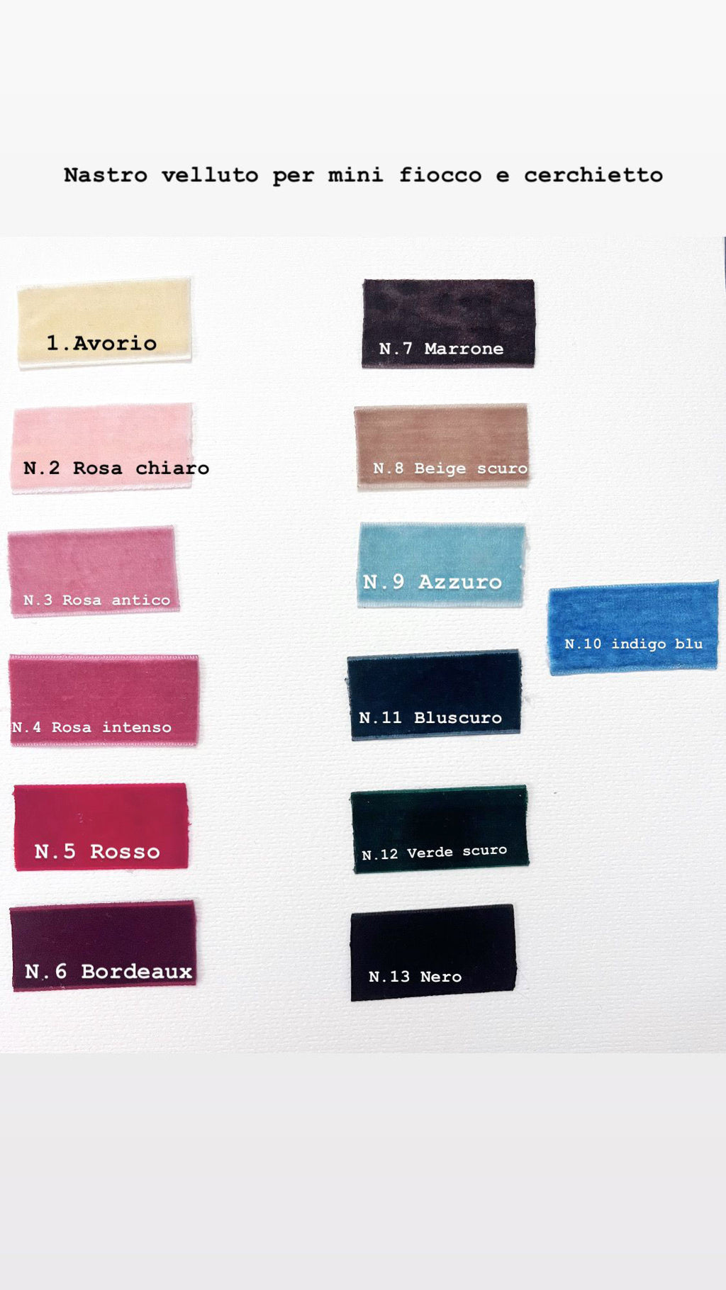 Cerchietto in Velluto con Fiocco